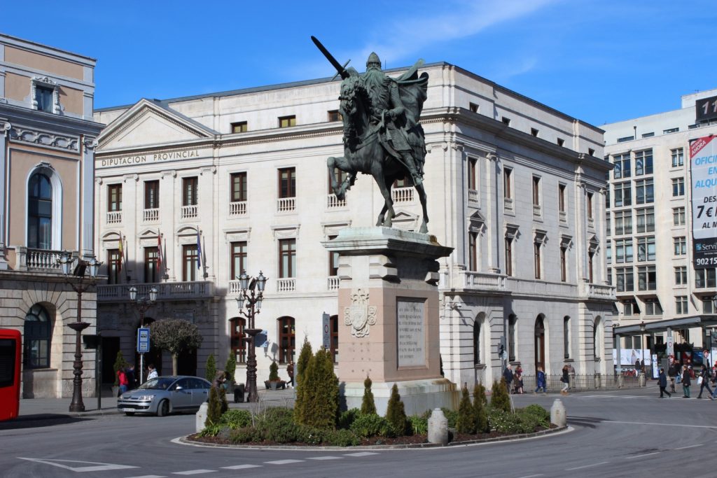 Estatua del Cid en Burgos